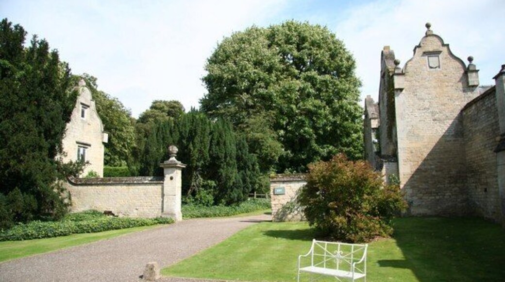 Easton Hall: Entrance lodges at Easton Walled Gardens http://www.eastonwalledgardens.co.uk/.