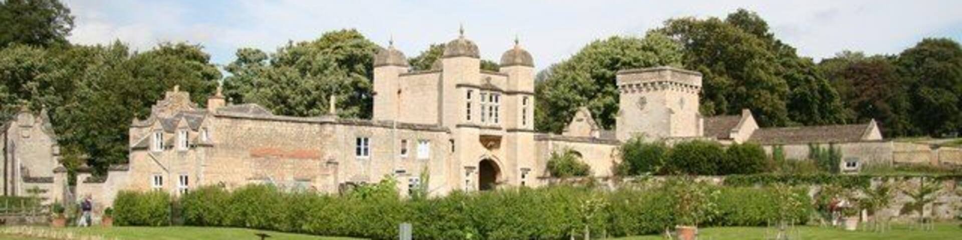 Easton Walled Gardens Looking across the site of the Hall towards the gatehouse at Easton Walled Gardens http://www.eastonwalledgardens.co.uk/