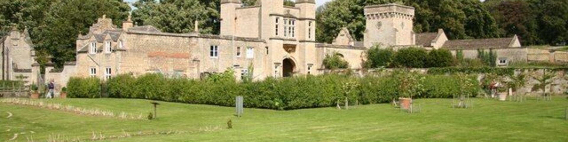 Easton Walled Gardens Looking across the site of the Hall towards the gatehouse at Easton Walled Gardens http://www.eastonwalledgardens.co.uk/