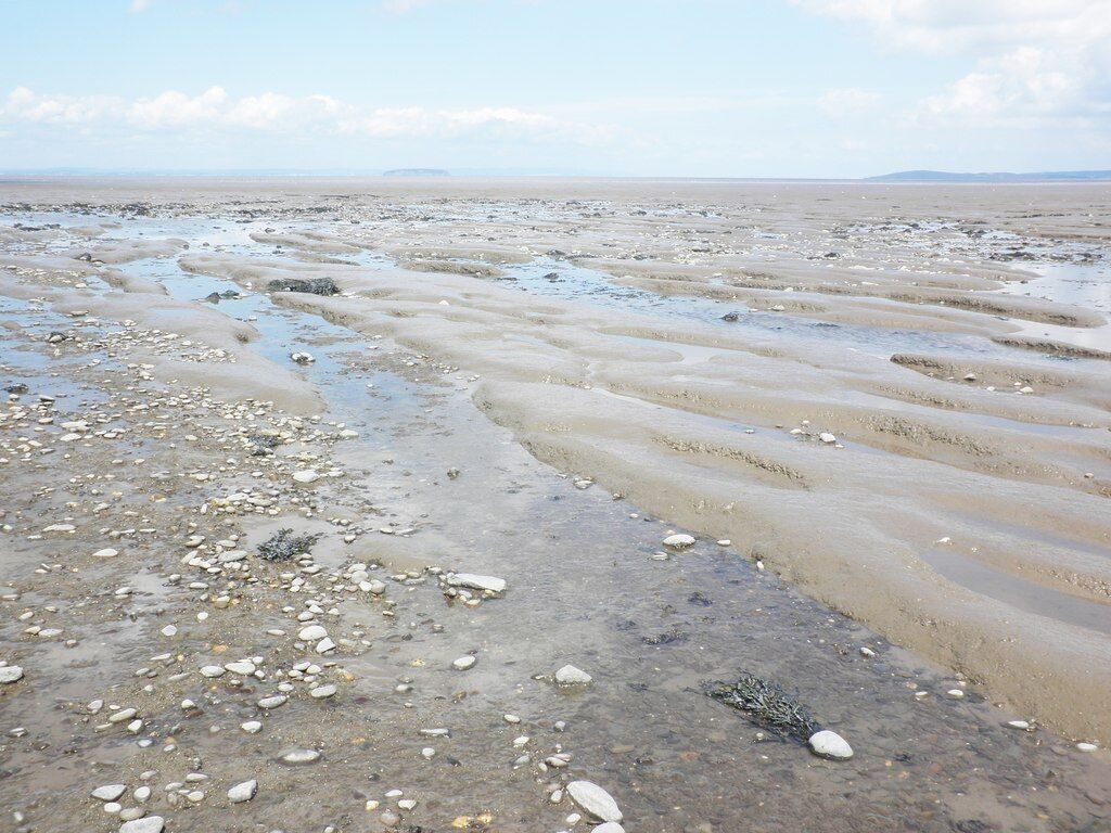Low tide in Bridgwater Bay