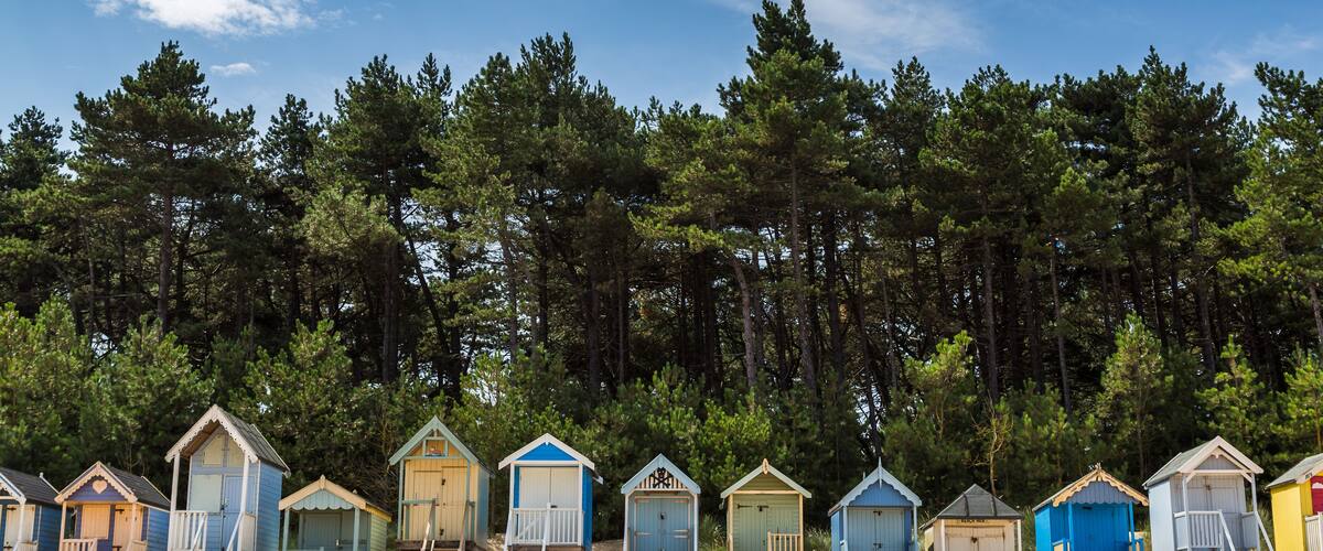 Beach huts at Wells next the Sea