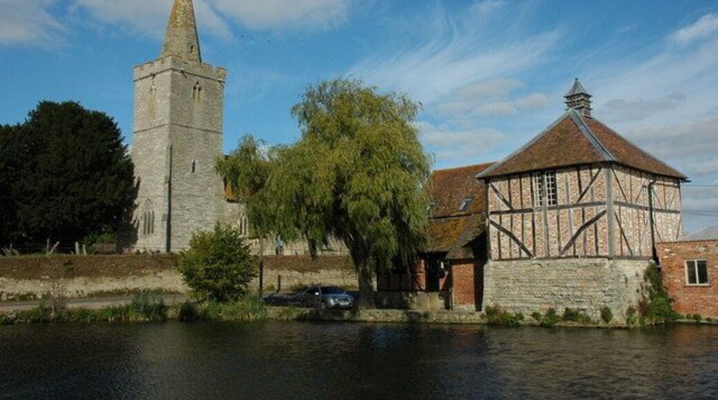 Staunton Church and dovecote at Staunton Court Staunton church is dedicated to St James, the timber-framed dovecote dates from the seventeenth century.