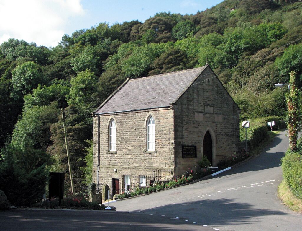 Stanton Leys Chapel Seen from the car park.