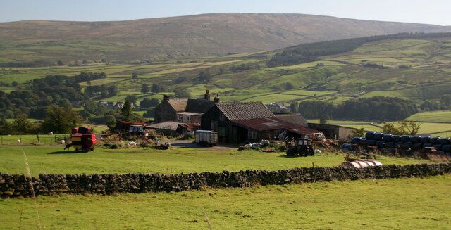 Bail Hill Bail Hill Farm at the head of Weardale.