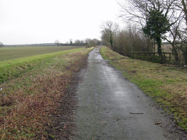 The Old Immingham Road. The main road to Immingham has been re-aligned to the East.