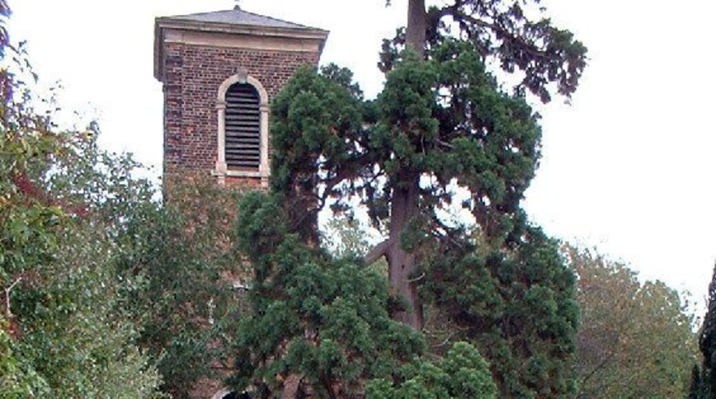 Stallingborough Church Tower. The tower of the church of Ss. Peter & Paul, Stallingborough, North East Lincolnshire.