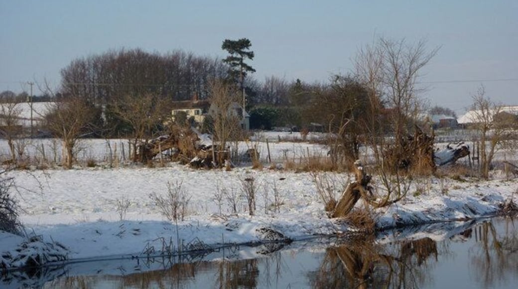 River Gipping Looking across the river on a crisp winter afternoon.