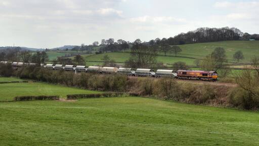 66142 passes Shaw Wood , Oakerthorpe working 4M11 Washwood Heath - Peak Forest