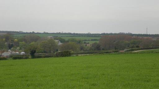 Our Lady St Mary, South Creake Viewed from green lane east of the church