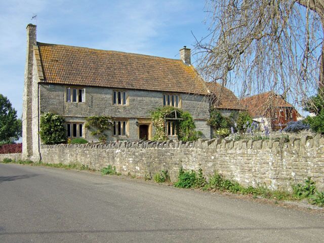 Manor Farm Farmhouse - South Barrow Grade II listed detached farmhouse. Early C17, modified.