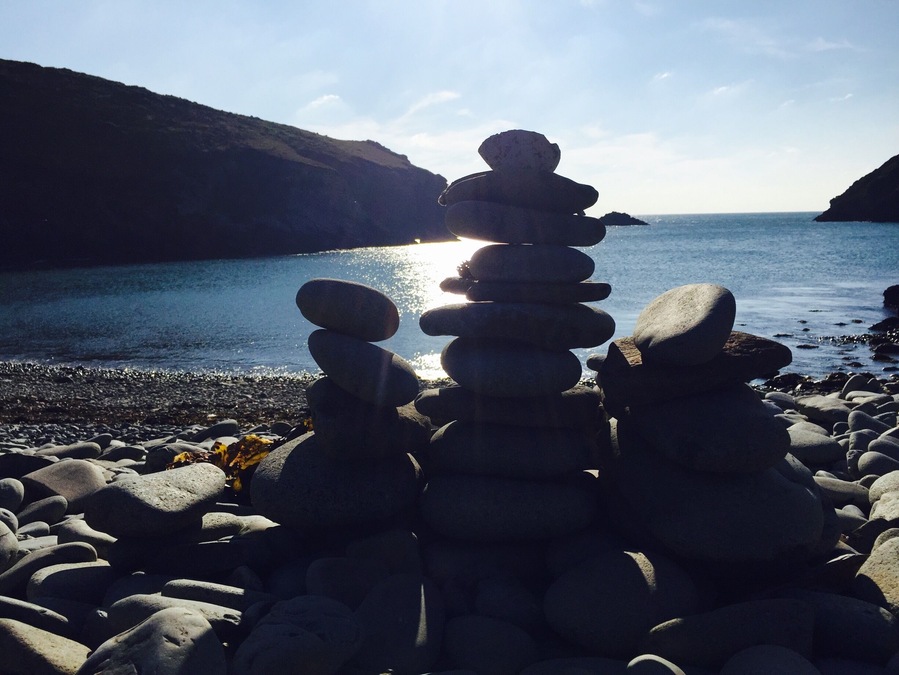 Beach Art #Solva
