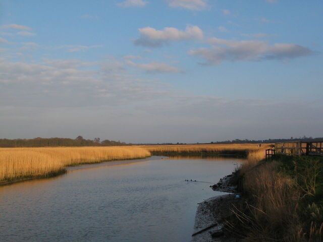 River Alde at Snape Maltings.