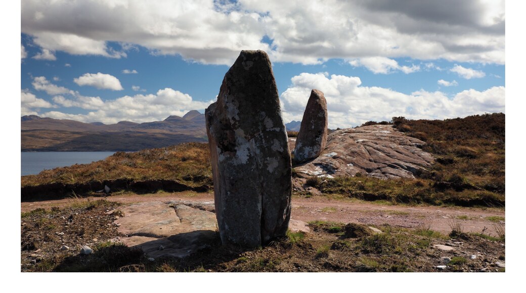 the ancient monoliths that guard the highland mountains