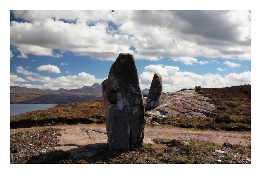 the ancient monoliths that guard the highland mountains