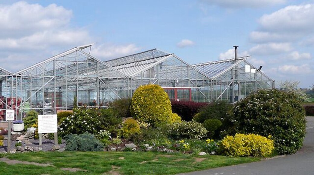 Greenhouses at Lealans, near Shipley, Shropshire Lealans Garden Centre is a long established, unpretentious, and very good garden centre (and nursery) with friendly staff, offering the usual fare at reasonable prices in spacious and uncluttered glasshouses. The buildings shown are at the eastern end of the block.