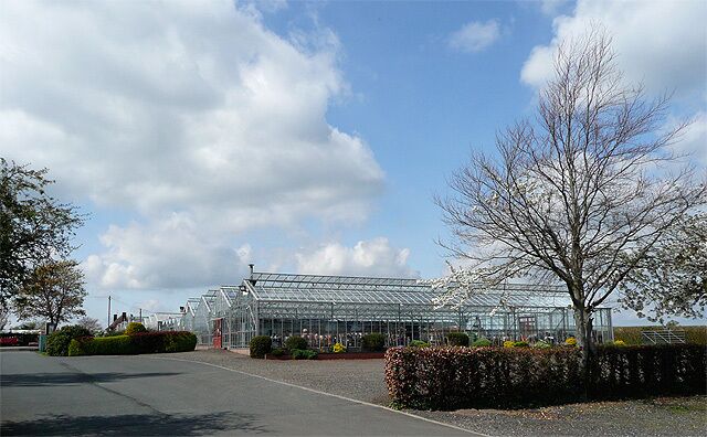 Lealans Garden Centre near Shipley, Shropshire Lealans Garden Centre is a long established, unpretentious, and very good garden centre with friendly staff, offering the usual fare at reasonable prices in spacious and uncluttered glasshouses. The buildings shown are at the eastern end of the block.