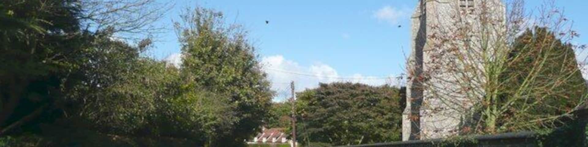 St Margaret's Church, Saxlingham Dedicated to St Margaret of Antioch. The church contains a monument, a kneeling figure in alabaster, to Lady Heydon who died in 1593.