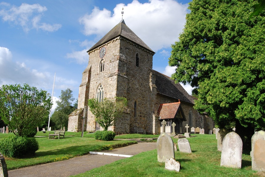 Holy Trinity Church, Rudgwick, West Sussex, England (taken from the South West, July 2011)