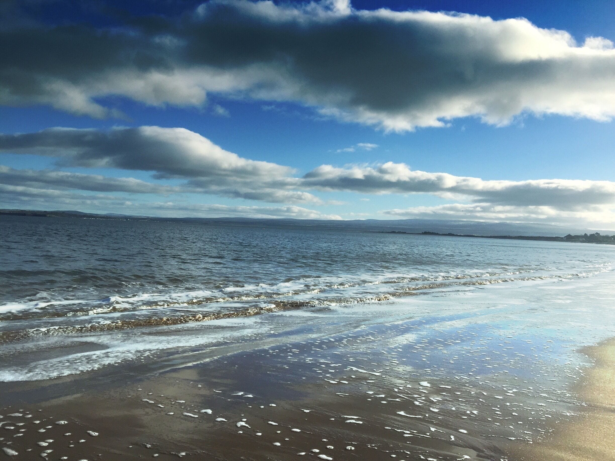 Cloudy day at Rosemarkie Beach