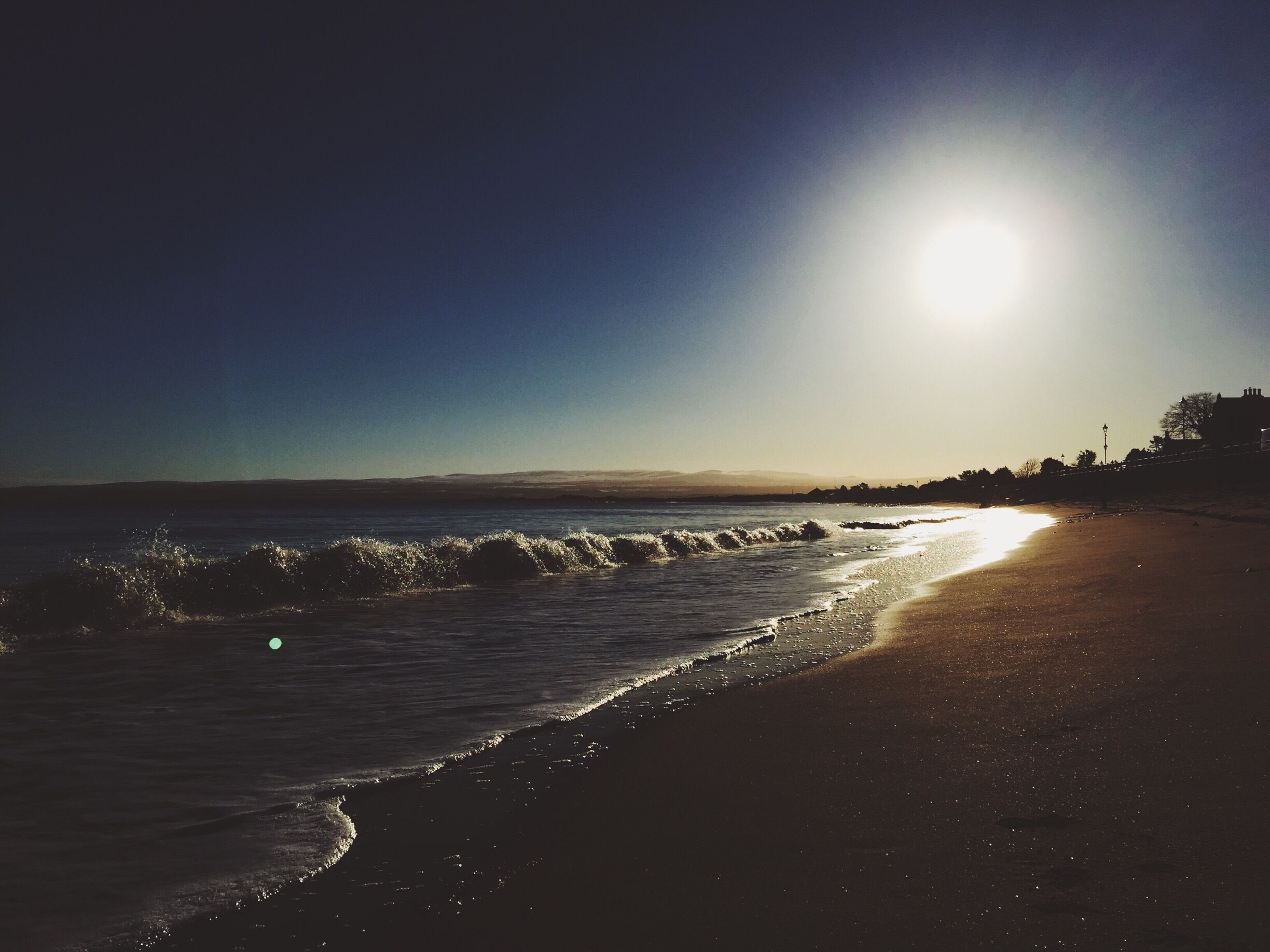Rosemarkie Beach #waves #beach #sun #sand If you pick the right day, this beach is great for surfing #goldenhour