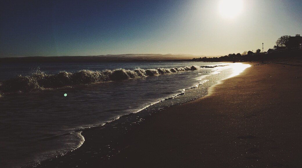 Rosemarkie Beach #waves #beach #sun #sand If you pick the right day, this beach is great for surfing #goldenhour