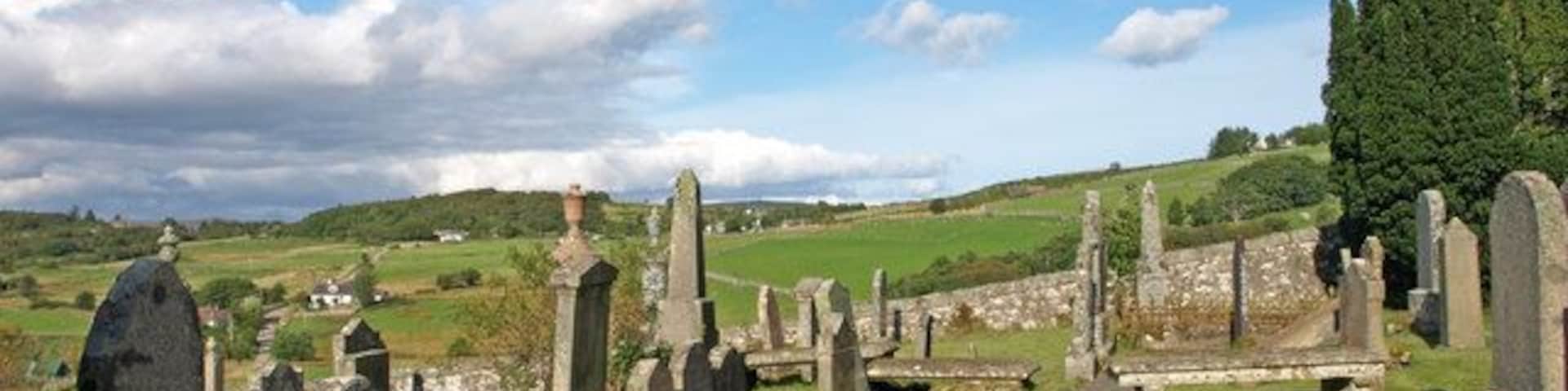 St. Callans Church, old graveyard