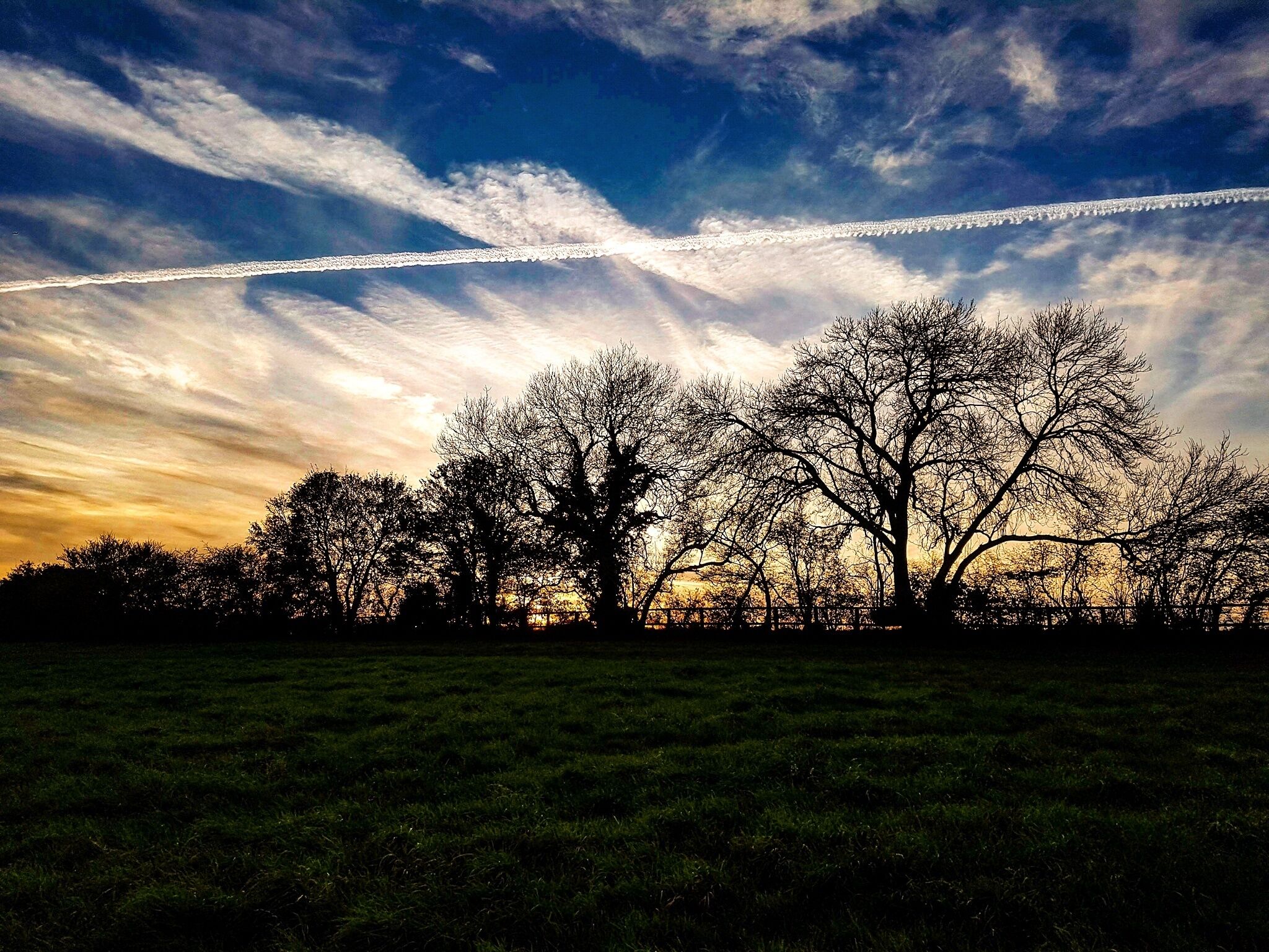 Sunset clouds this afternoon 