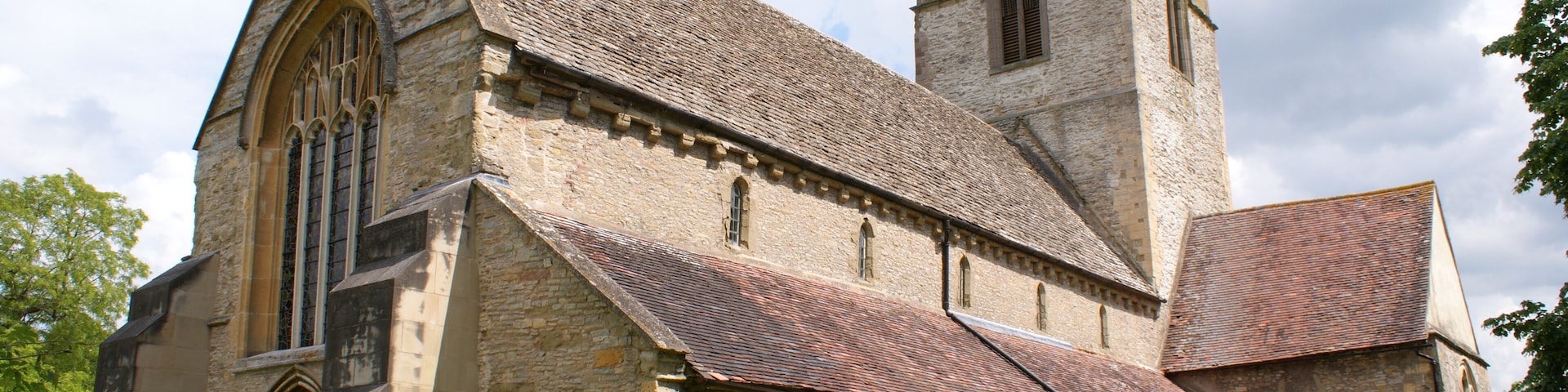 St Mary the Virgin parish church, Ripple, Worcestershire, seen from the southwest
