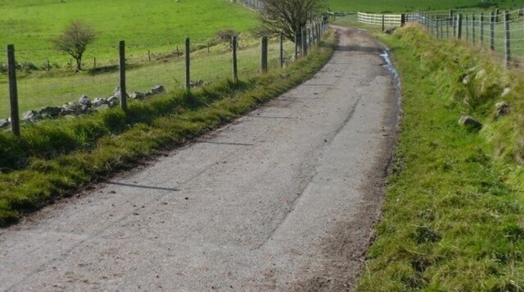 Track leading to Blaen-Rhymney Blaen Rhymney means the source of the Rhymney.