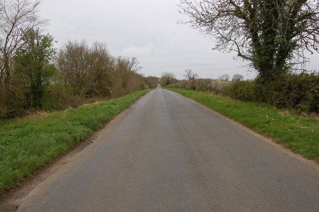 A Roman road - Akeman Street near Quenington