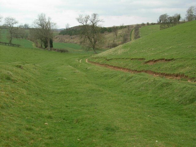 Footpath by Shagborough Copse