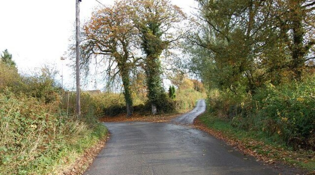 Road Junction near The Twerne
