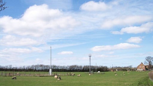 Meteorological Station, Rosemaund A remote site off the no through road to the DEFRA site at Rosemaund Farm.
