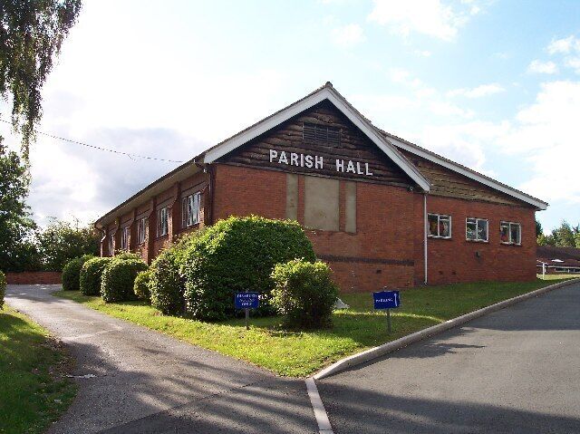Powick Parish Hall. Just off the old Malvern Road, close to the busy A449