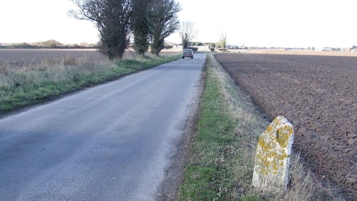 To North Walsham 13. Old milepost on what was the A.149 near to Potter Heigham, Norfolk. For close up view see 1732619 For more info on the post see http://www.milestonesweb.com/sites/tg404197.htm do have a look at their home page.