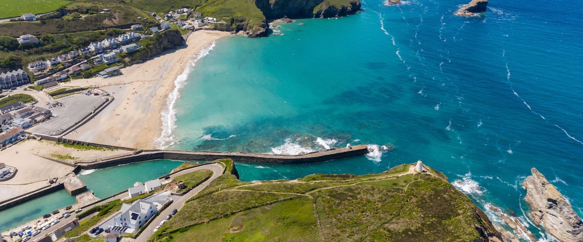 Portreath, Cornwall from the air