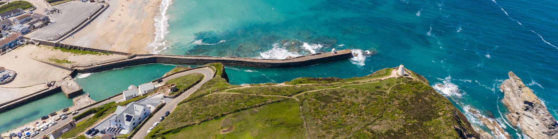 Portreath, Cornwall from the air