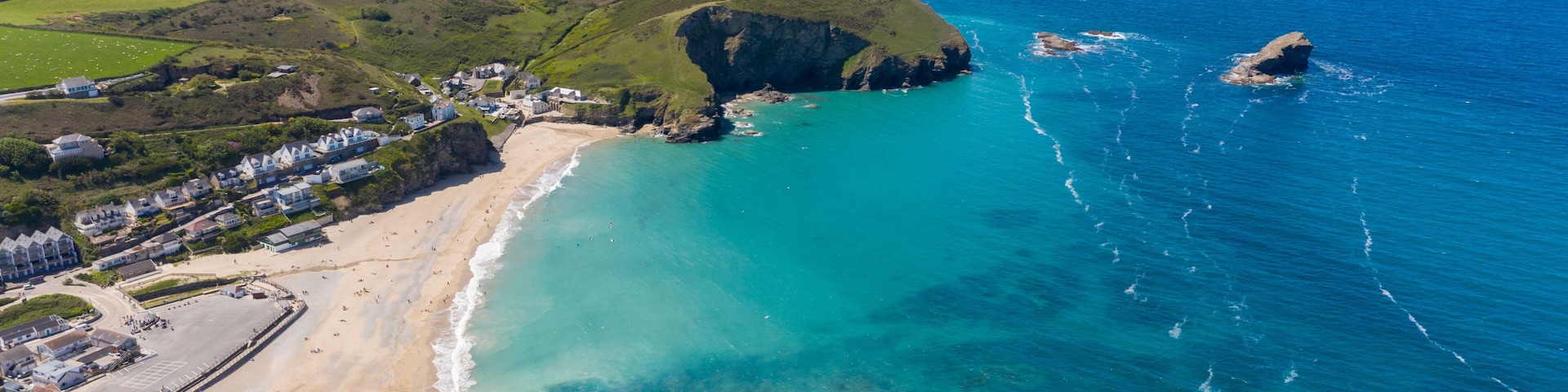 Portreath, Cornwall from the air