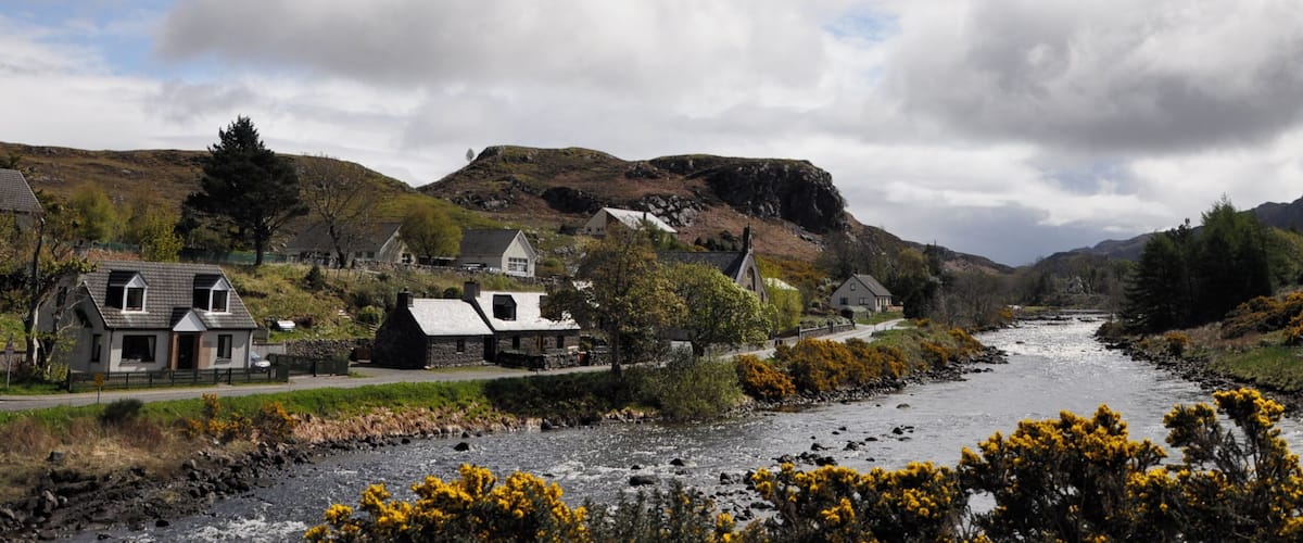 River Ewe at Poolewe, Scotland