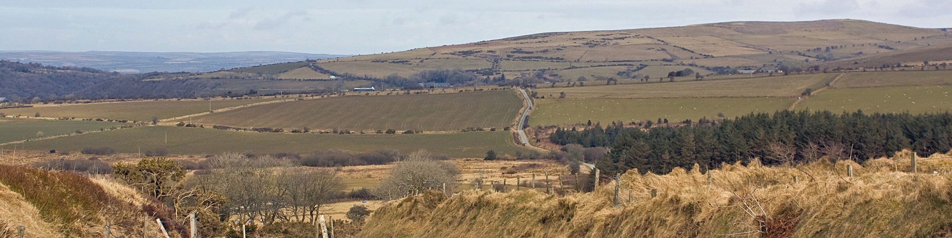 Lane near Fagwr-goch Fach, Morfil This road has been badly chewed up by freeze-thaw during the last few months.