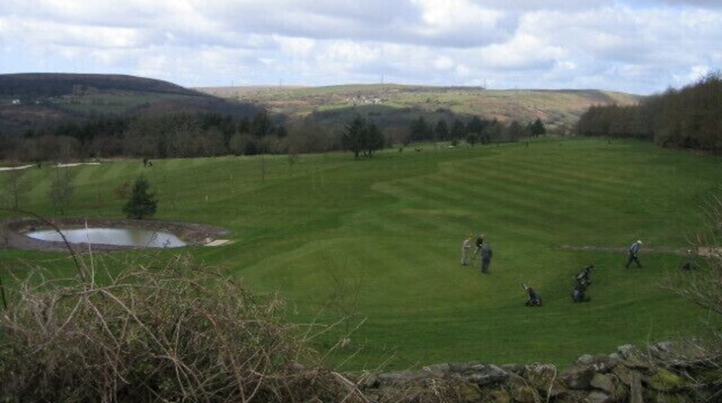 Pontardawe Golf Course Looking North west from Llangiwg Church