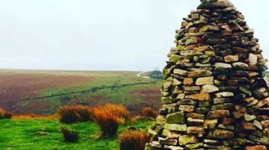 The highest point in this mountain in Wales looks lush and green after the Welsh rain! #green