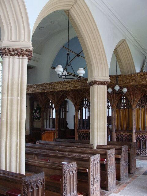St John the Baptist's church - interior