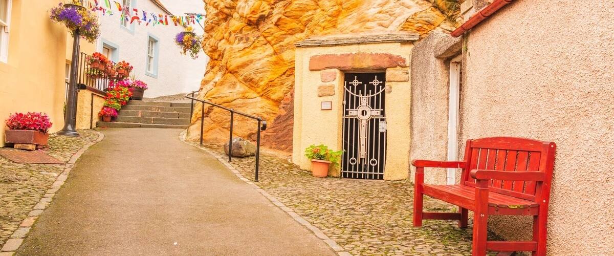 St. fillans cave, Pittenween, Fife.