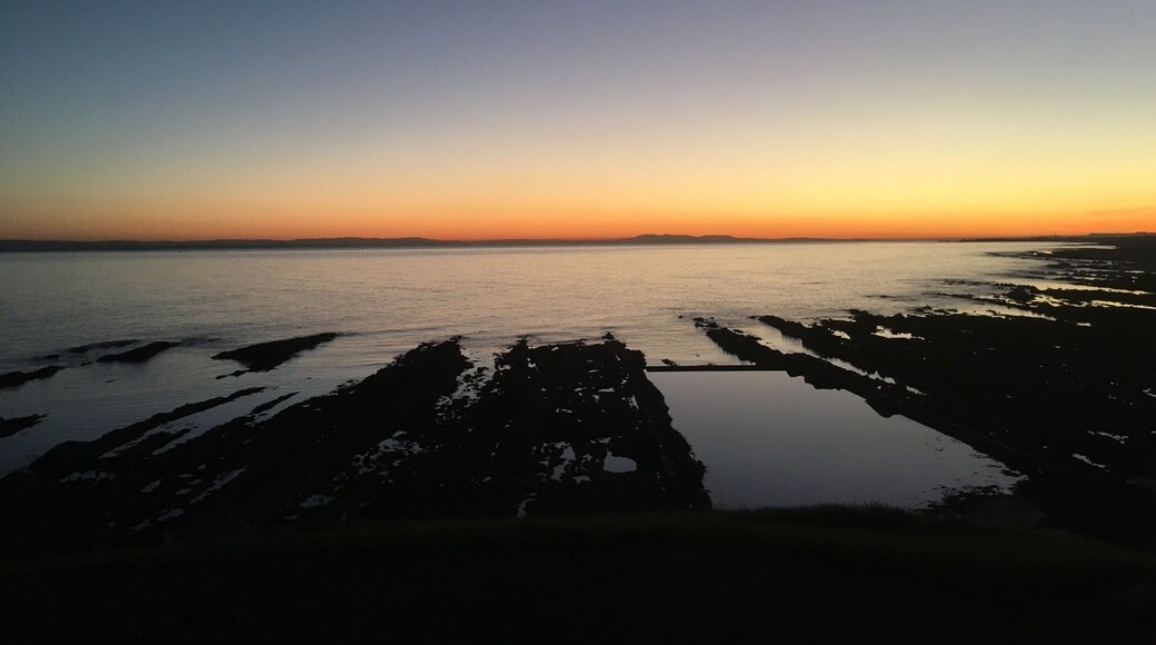 This was taken from the west Braes looking down on to the old sea-swimming pool and the Firth of Forth at Pittenweem, Fife, Scotland, long past its best but some people trying to get it back up and running again