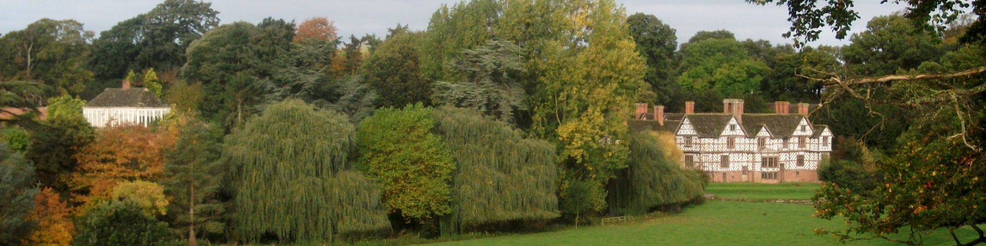 16th century Pitchford Hall. South of Shrewsbury