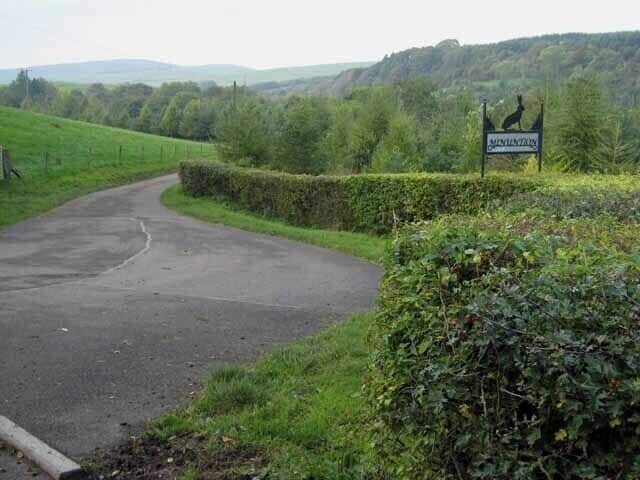 Driveway to Minuntion in the Stinchar valley