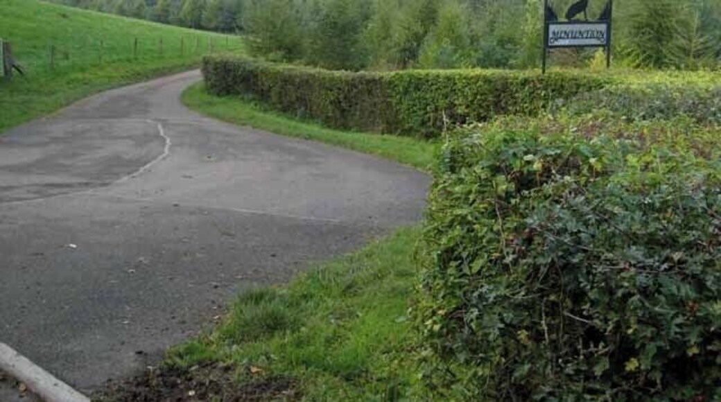 Driveway to Minuntion in the Stinchar valley