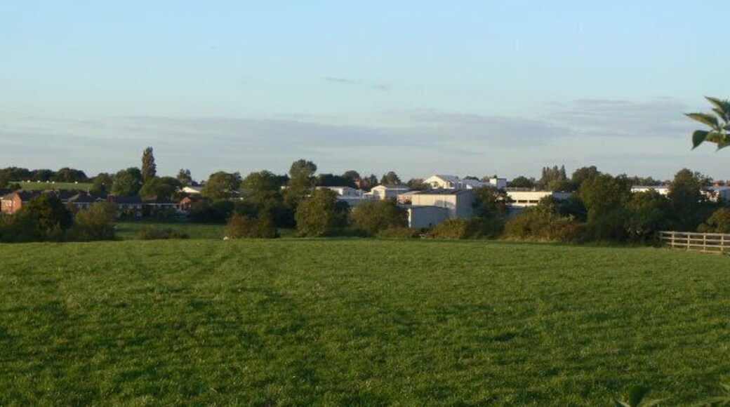 Near Strelley Court Farm Looking across to Heage Road Industrial Estate.