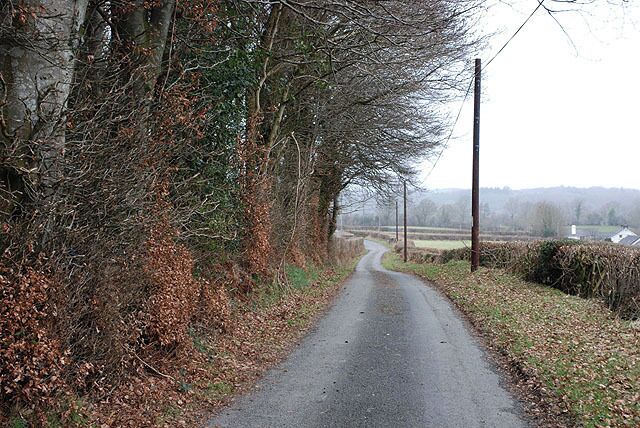 Minor road west of the Nant Ceilog. See also 1191942.